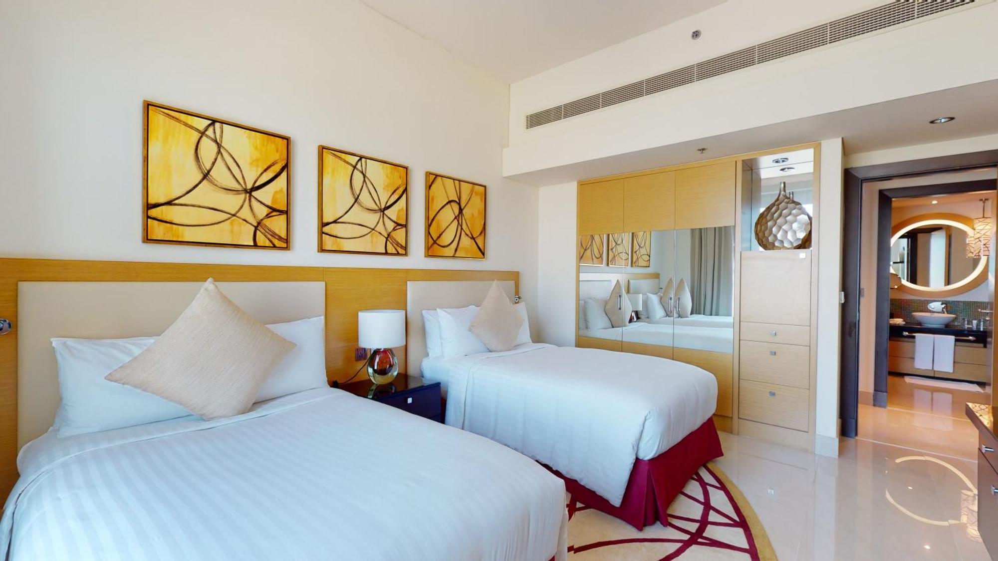 Marriott Executive Apartments Al Jaddaf, Dubaj Szoba fotó Deluxe Room