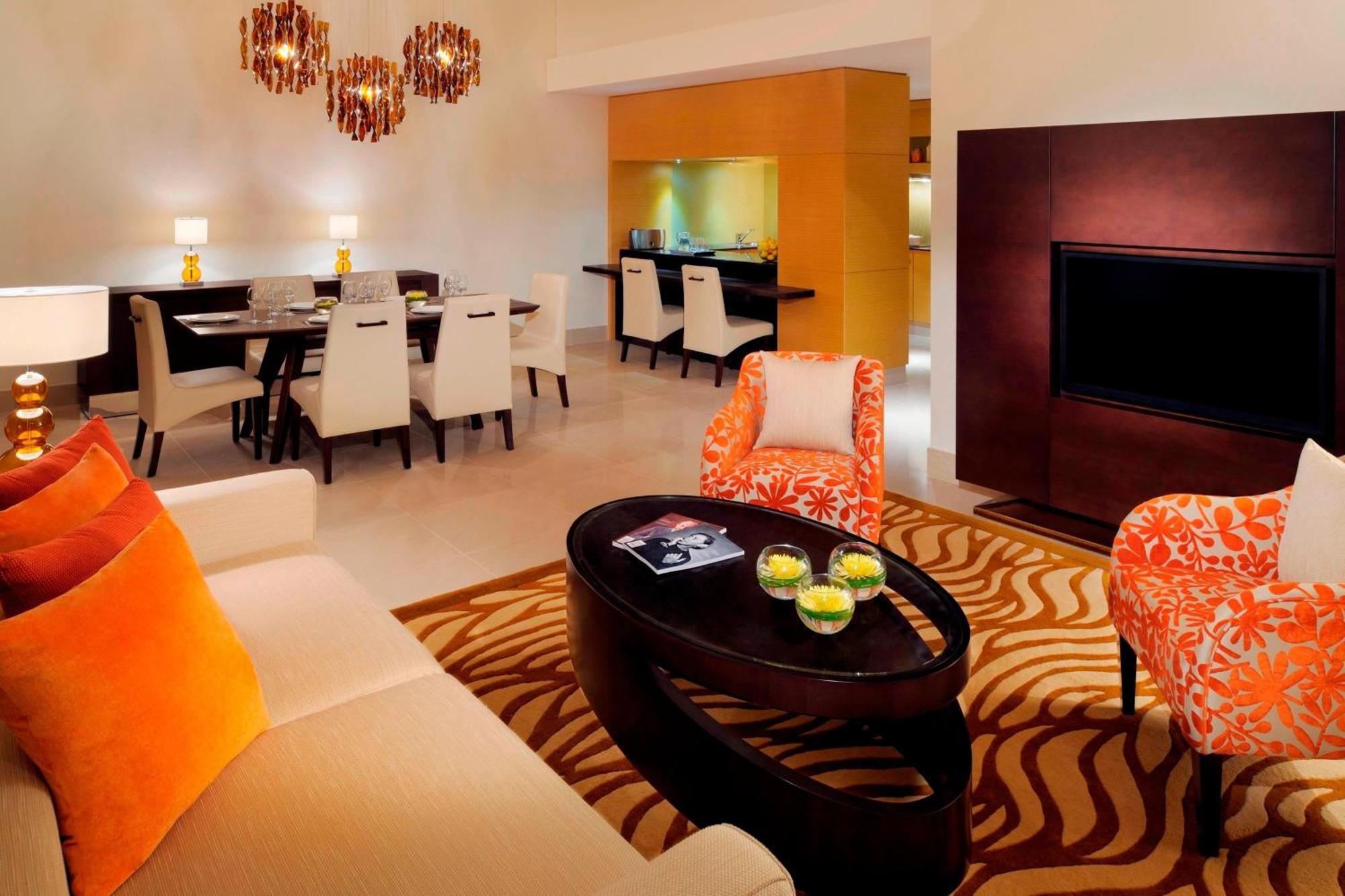 Marriott Executive Apartments Al Jaddaf, Dubaj Kültér fotó A suite at the W Dubai - Jumeirah Beach